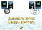EUROPA BELGIË HERDENKINGSKAART 2002 BELGIË-KROATIË - 2 SCANS, Postzegels en Munten, Ophalen of Verzenden, Overig