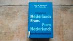 Woordenboek Nederlands/Frans en Frans/Nederlands, Livres, Dictionnaires, Enlèvement ou Envoi, Utilisé, Français
