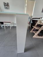 Witte tafel, Huis en Inrichting, Ophalen, Gebruikt, Vijf personen of meer, Rechthoekig