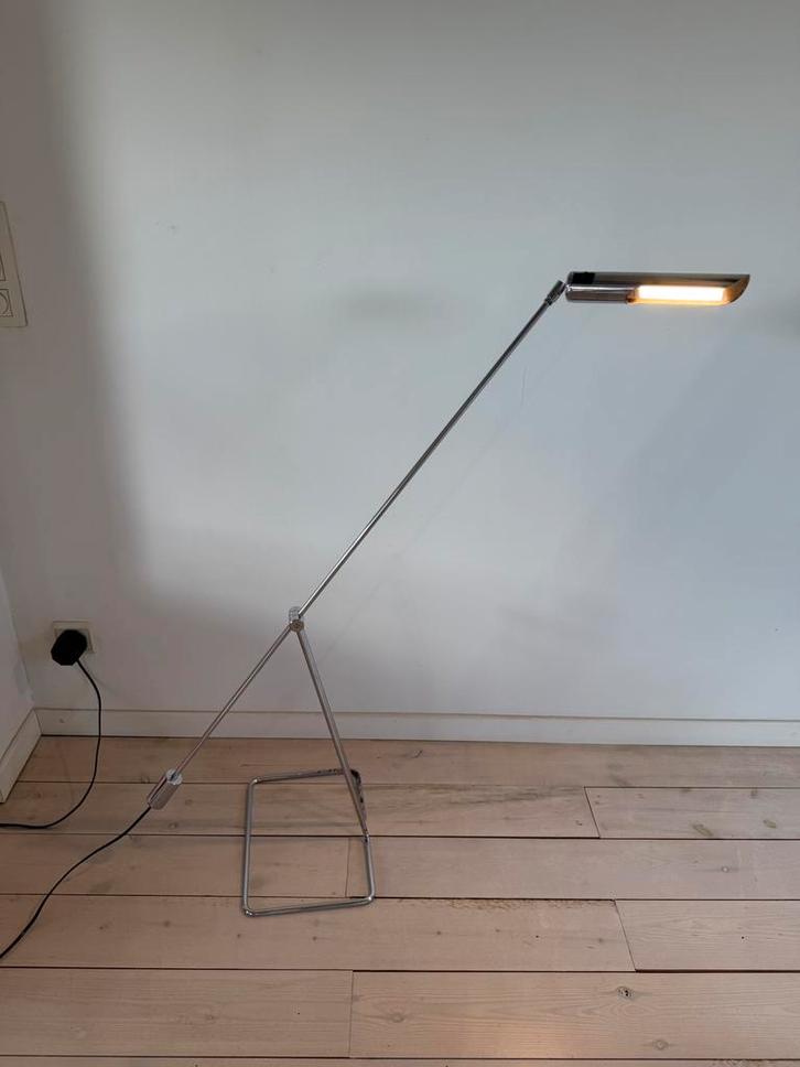 Abo Randers Counter Balance Floor Lamp, Denmark 1980s, Huis en Inrichting, Lampen | Vloerlampen, Gebruikt, 100 tot 150 cm, Metaal