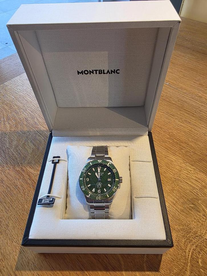 MONTRE MONTBLANC 1858 ICED SEA AUTOMATIC DATE, Bijoux, Sacs & Beauté, Montres | Hommes, Neuf, Montre-bracelet, Autres marques