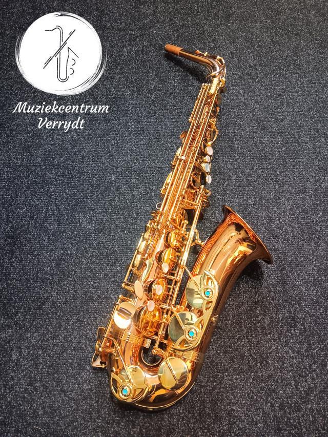 Yanagisawa A-WO2 in top staat, Muziek en Instrumenten, Blaasinstrumenten | Saxofoons, Zo goed als nieuw, Alt, Met koffer, Ophalen