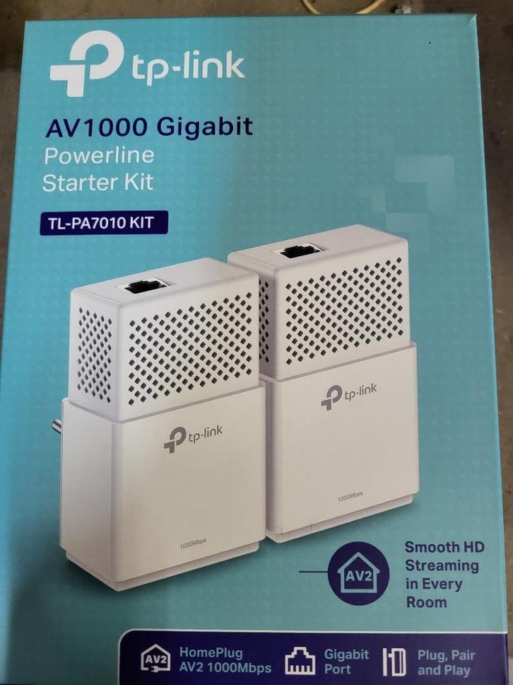 Adaptateur CPL TP-LINK AV1000, Informatique & Logiciels, Adaptateurs powerline, Comme neuf, Enlèvement