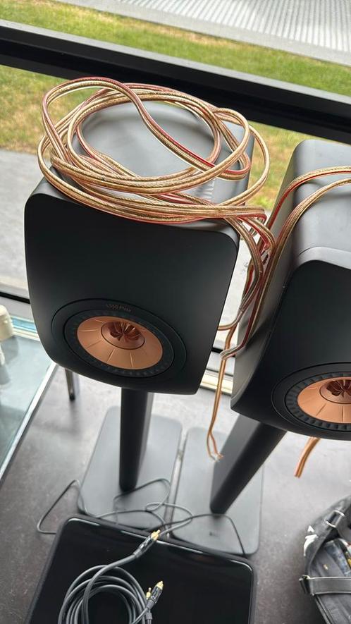 KEF speaker set met subwoofer and stands. Compleet., Audio, Tv en Foto, Luidsprekerboxen, Ophalen