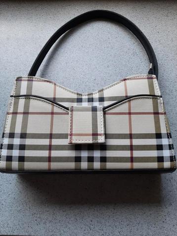 Vintage handtas ruitmotief – nooit gebruikt
 beschikbaar voor biedingen