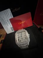 Cartier santos xxl diamond 41mm, Ophalen, Zo goed als nieuw