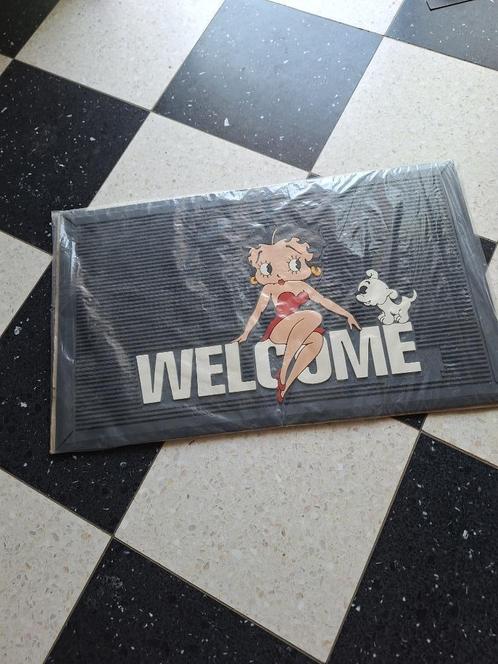 Betty Boop gesigneerde rubberen vloermat, Verzamelen, Beelden en Beeldjes, Nieuw, Mens, Ophalen of Verzenden