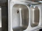 Inox spoeltafel op poten, Huis en Inrichting, Ophalen