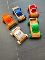 automoblox houten auto’s, Kinderen en Baby's, Speelgoed |Speelgoedvoertuigen, Gebruikt, Ophalen of Verzenden
