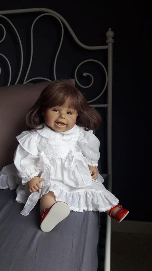 Pop Zapf creation 65cm hoog uit 1990 alleen decoratief gebr., Kinderen en Baby's, Speelgoed | Poppen, Zo goed als nieuw, Ophalen of Verzenden