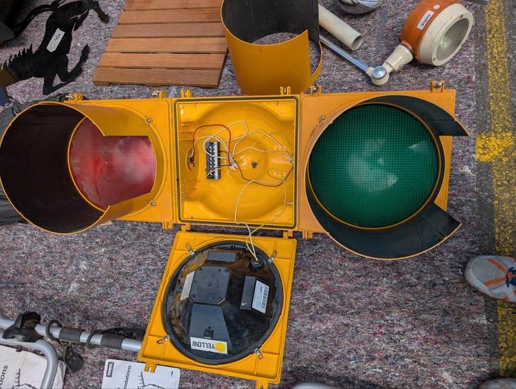 BIG feu USA en pvc.  route 66 Harley Davidson Hauteur 120cm, Collections, Marques & Objets publicitaires, Utilisé, Enlèvement ou Envoi