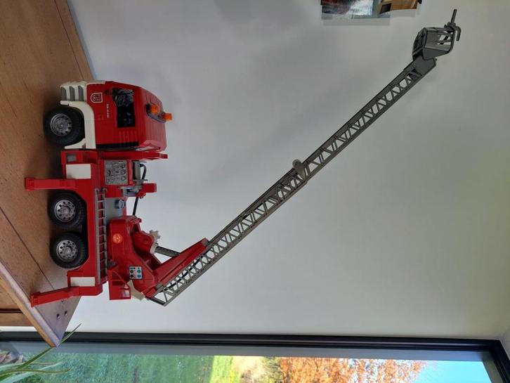 Bruder MAN Brandweerwagen met draailadder, Kinderen en Baby's, Speelgoed |Speelgoedvoertuigen, Gebruikt, Ophalen