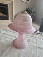 Vintage murano pink mushroom lamp, Antiek en Kunst, Ophalen