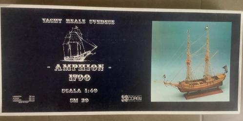 Corel Amphion 18de eeuws zweeds yacht  schaal 1/40, Hobby en Vrije tijd, Modelbouw | Boten en Schepen, Nieuw, 1:32 tot 1:50, Overige merken