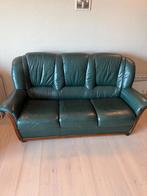 Drie zit (slaapbank) + één zit (relax) + één zit, Huis en Inrichting, Ophalen, Gebruikt, Leer
