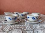 koffieservies Bock blauw eikenblad, Ophalen of Verzenden