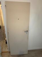 Voordeur brandweerbaar met een gat voor kijkgat, Doe-het-zelf en Bouw, Deuren en Vliegenramen, Ophalen, Gebruikt, Minder dan 80 cm