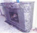 Antieke marmer schouw, Huis en Inrichting, Ophalen, Gebruikt, Vrijstaande haard, Houthaard