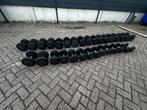 Technogym Dumbells 12kg t/m 42kg, Sport en Fitness, Fitnessmaterialen, Ophalen, Gebruikt, Dumbbell