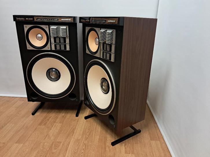 Technics SB-G920 (Grote speakers met 16'' woofer), Audio, Tv en Foto, Luidsprekerboxen, Zo goed als nieuw, Front, Rear of Stereo speakers
