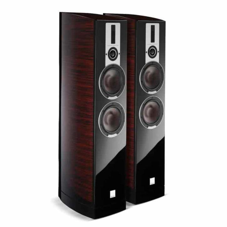 DALI Epicon 6 Ruby Macassar - NIEUW, Audio, Tv en Foto, Luidsprekerboxen, Nieuw, Front, Rear of Stereo speakers, 120 watt of meer