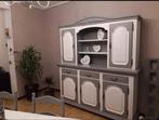 Salle a manger en chêne mise en couleur gris et blanc, Huis en Inrichting, Kasten | Buffetkasten, Ophalen of Verzenden, Gebruikt