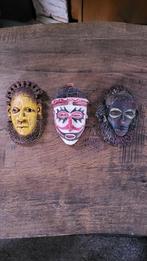 Set Afrikaanse maskers, Antiek en Kunst, Ophalen of Verzenden