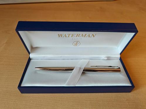 Waterman Phileas chrome Trim Ball pen, Verzamelen, Pennenverzamelingen, Zo goed als nieuw, Balpen, Waterman, Met doosje, Ophalen of Verzenden