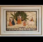 Tableau peinture indienne vintage Pinchwai