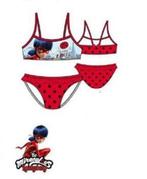 Miraculous Ladybug Bikini Rood - Maat 104 - AANBIEDING, Fille, Ensemble de bikini, Disney, Enlèvement ou Envoi