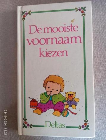 Boek "de mooiste voornaam kiezen"  disponible aux enchères