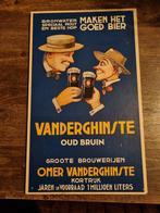 Bier reclame Omer Vanderghiniste, Collections, Comme neuf, Enlèvement ou Envoi