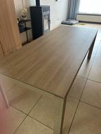 Beige eettafel, Huis en Inrichting, Tafels | Eettafels, Ophalen, Gebruikt, 200 cm of meer, 50 tot 100 cm