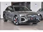 Audi Q8 e-tron S-line/Pano/B&O, Auto's, Audi, Te koop, 408 pk, Zilver of Grijs, 5 deurs