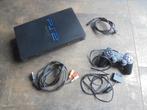 Sony PlayStation 2 spelconsole (zie foto's), Noir, Avec 1 manette, Utilisé, Envoi