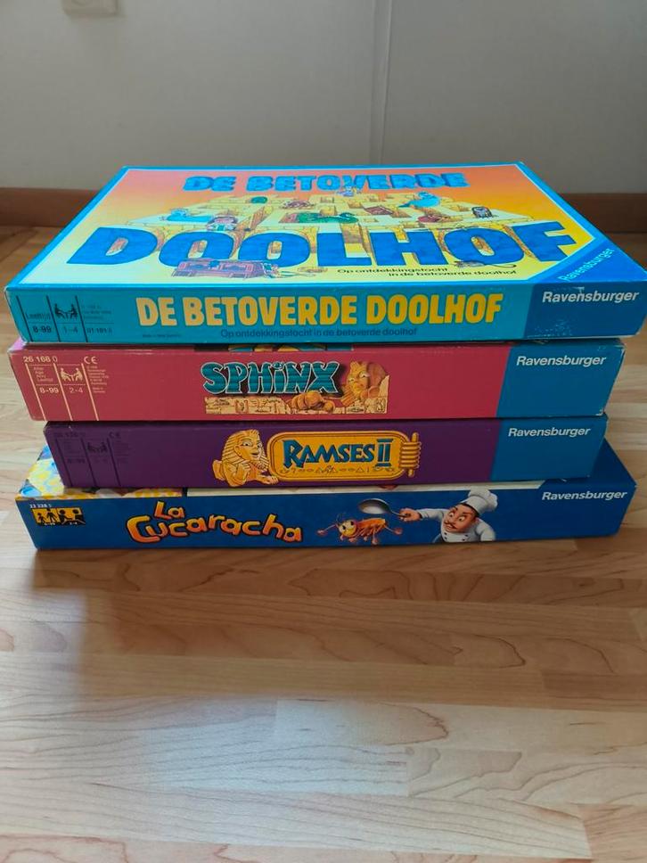 Gezelschapsspellen Ravensburger zeer goede staat, Hobby en Vrije tijd, Gezelschapsspellen | Bordspellen, Zo goed als nieuw, Ophalen of Verzenden