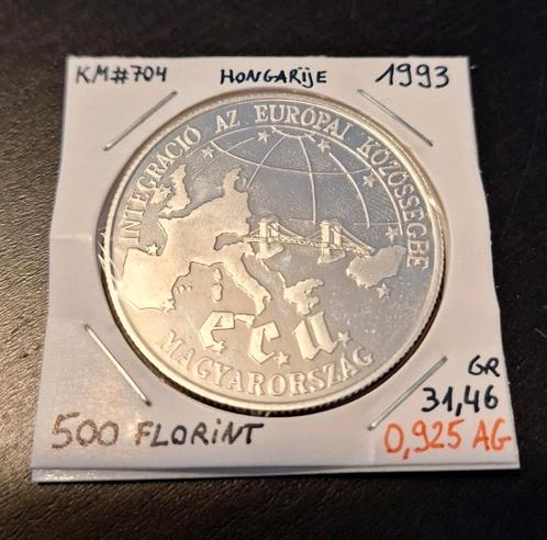 Hongrie 500 forint 1993 (Intégration à l'UE), Timbres & Monnaies, Monnaies | Europe | Monnaies non-euro, Monnaie en vrac, Hongrie
