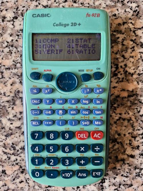 Casio fx-92B College 2D+ wiskundig rekenmachine, Diversen, Rekenmachines, Gebruikt, Ophalen of Verzenden