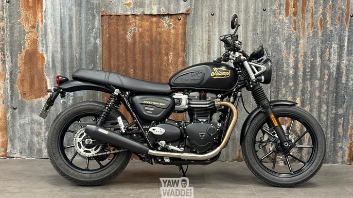 Speed Twin 900: Black& Gold Custom, Motoren, Motoren | Triumph, Bedrijf, Overig, meer dan 35 kW, 2 cilinders, Minimaal motorrijbewijs A2