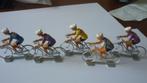 Wielrennen Miniatuur wielrennertjes plastic 6 cm., Ophalen of Verzenden, Zo goed als nieuw, Overige typen