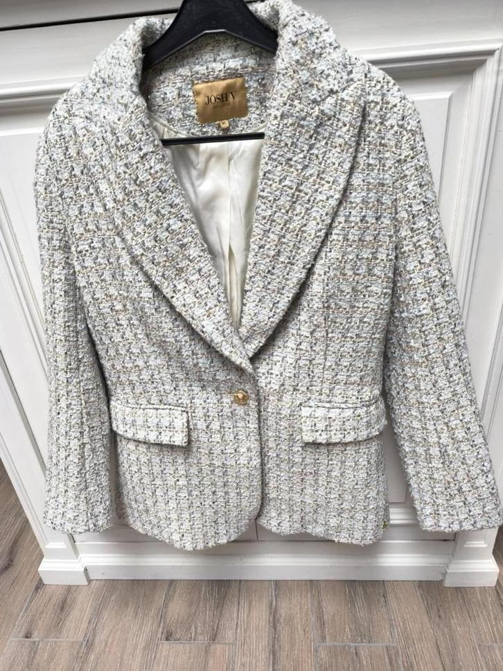 Blaizer of vestje van JOSH V, Kleding | Dames, Jasjes, Kostuums en Pakken, Nieuw, Jasje, Maat 36 (S), Beige, Ophalen of Verzenden