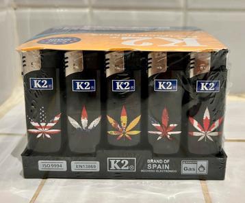 K2 Mini Electronic Lighters – 50-Piece Bulk Pack, Compact beschikbaar voor biedingen