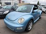 Volkswagen New Beetle Cabrio **1.4benzine**Airco**, Auto's, 4 zetels, Stof, Cabriolet, Blauw