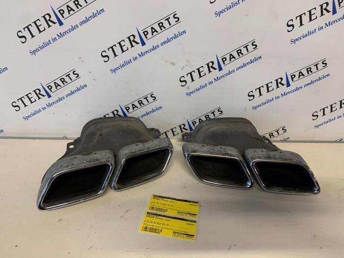 Sportuitlaat van een Mercedes C-Klasse, Auto-onderdelen, Uitlaatsystemen, Mercedes-Benz, Gebruikt, 3 maanden garantie, Ophalen of Verzenden