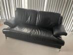 Leren zetel, Huis en Inrichting, Zetels | Zetels, Ophalen, Gebruikt, 150 tot 200 cm, Tweepersoons