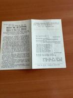 Rouwkaart Z. De Cuypere  1882 + Kortijk 1953, Carte de condoléances, Enlèvement ou Envoi