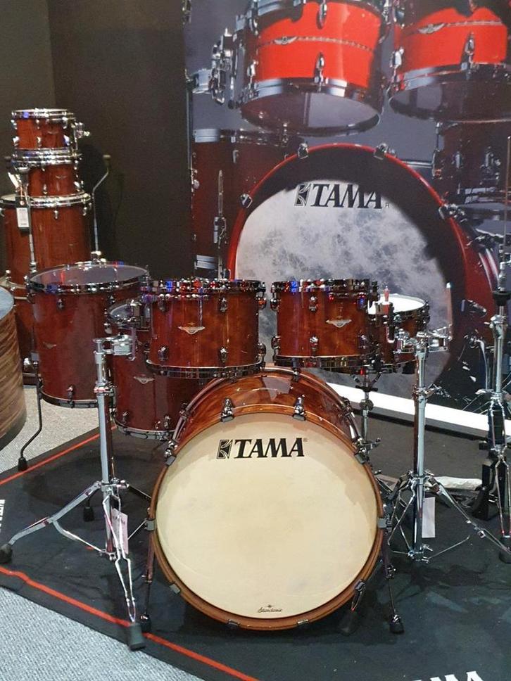 Tama Starclassic Bubinga Limited Edition set. unieke set, Musique & Instruments, Batteries & Percussions, Neuf, Tama, Enlèvement ou Envoi