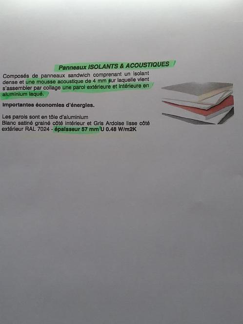 Panneaux isolants pour véranda et pergola, Tuin en Terras, Overkappingen, Nieuw, Veranda, Ophalen