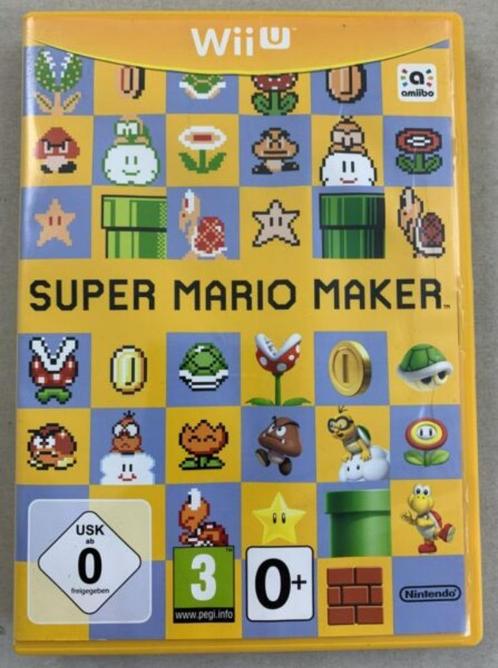 Super Mario Maker Nintendo Wii U WiiU Spel Game, Games en Spelcomputers, Games | Nintendo Wii U, Gebruikt, Verzenden