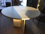Ronde tafel travertin 120 cm, Enlèvement ou Envoi, Comme neuf, Rond
